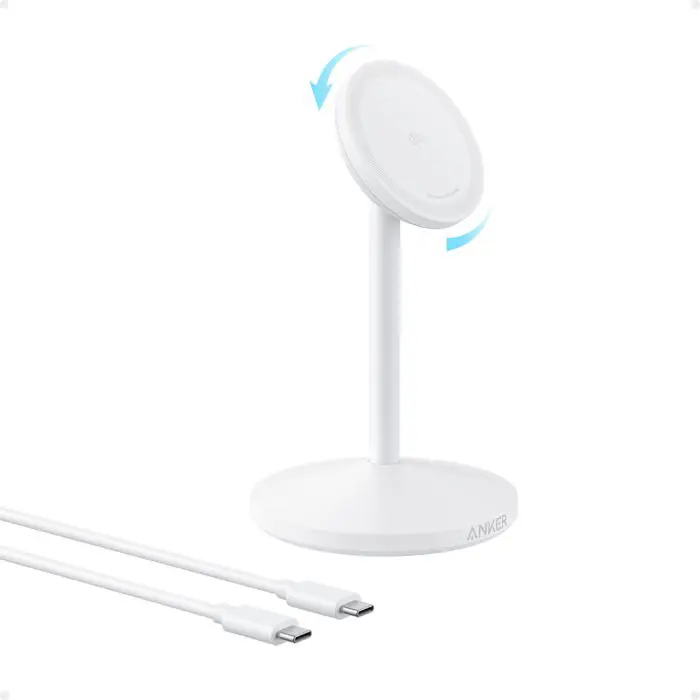 Anker Maggo wireless charging stand, white