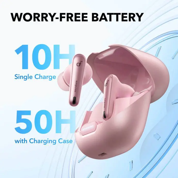 Anker Soundcore Liberty 4 NC Wireless Headphones, Pink