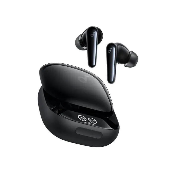 Anker Soundcore Liberty 4 Pro Wireless Headphones, Shiny Black