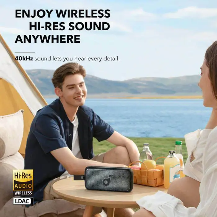 Anker Soundcore Motion 300 Portable Bluetooth Speaker, Blue