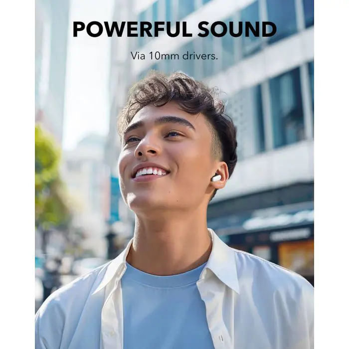 Anker Soundcore P30i Wireless Headphones, White