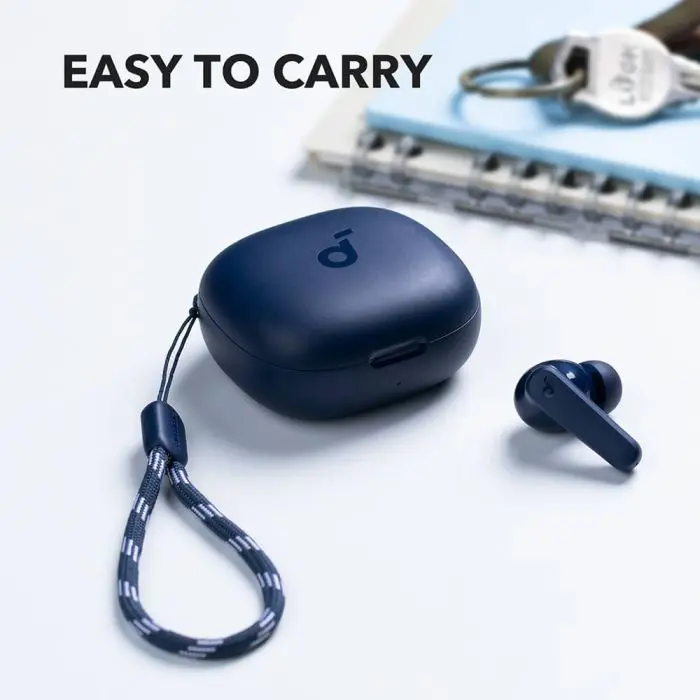 Anker Soundcore R50i headphones, blue