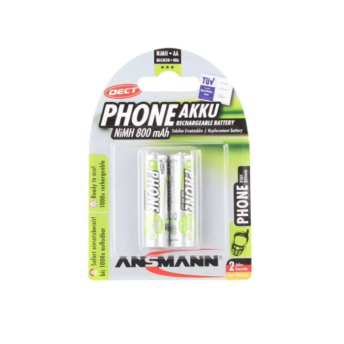 Ansmann DECT HR6 Mignon NiMh 2xAA 800mA