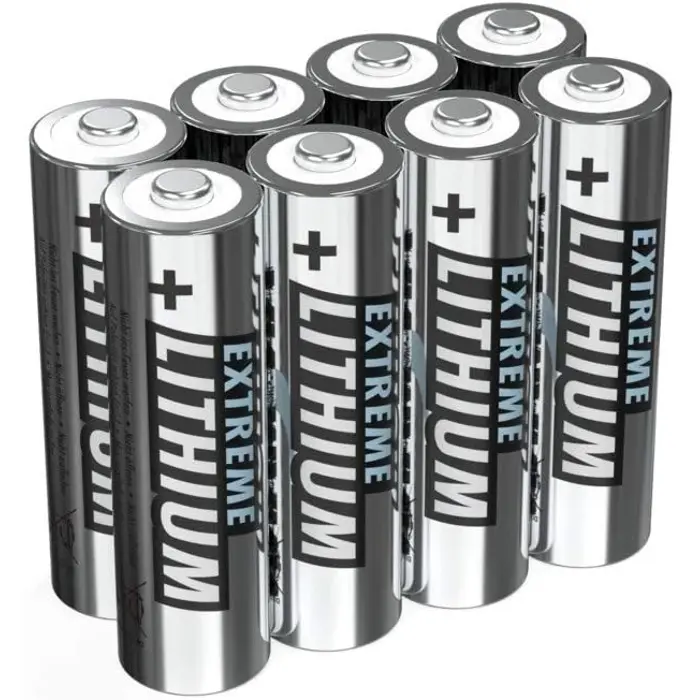 Ansmann Extreme Lithium Mignon AA, battery (silver, 8 pieces)