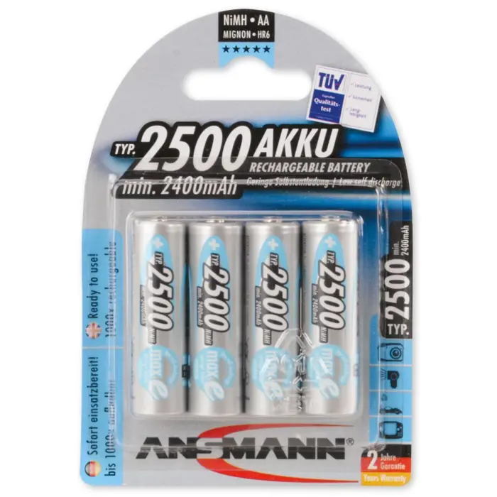Ansmann maxE 4xAA NM 1.2V/ 2500mAh