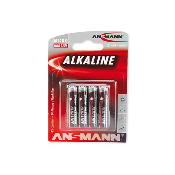 Ansmann Micro Red 4xAAA Blister