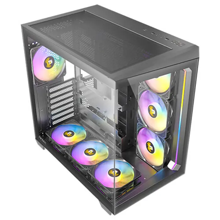Antec C5 ARGB Midi-Tower, Tempered Glass  - schwarz-0-761345-10033-5