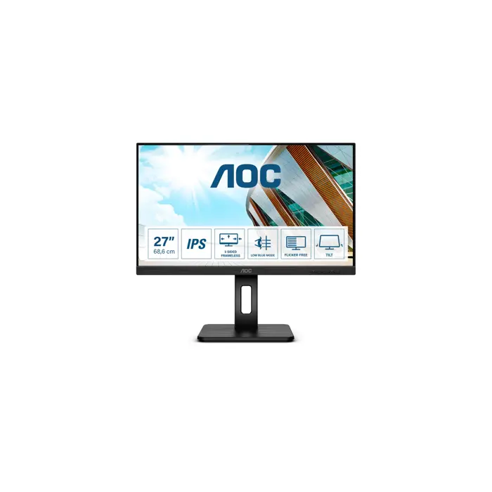 AOC 27P2Q LED display 68.6 cm (27") 1920 x 1080 pixels Full HD Black