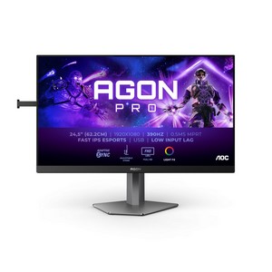 AOC AGON Pro AG256FS, (24,5 Zoll) 390Hz, G-SYNC Compatibel, IPS - DP, 2xHDMI, USB-AG256FS