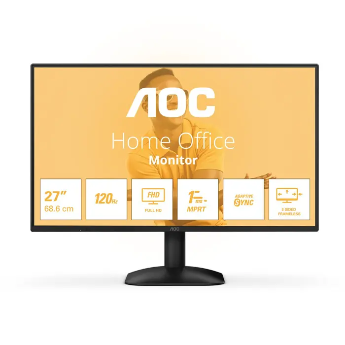 AOC B3 27B31H computer monitor 68.6 cm (27") 1920 x 1080 pixels Full HD Black