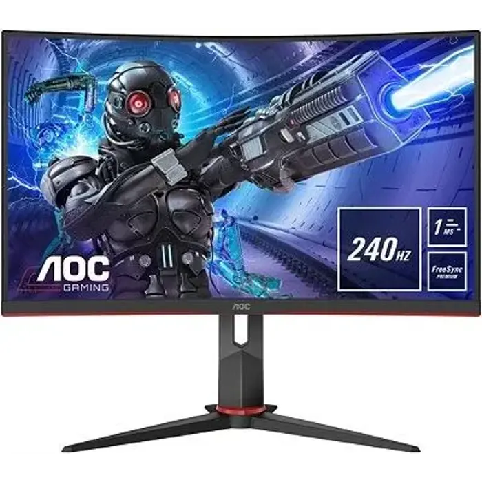 AOC C32G2ZE, 31,5", FHD, 2xHDMI, DP, 240Hz, 1ms