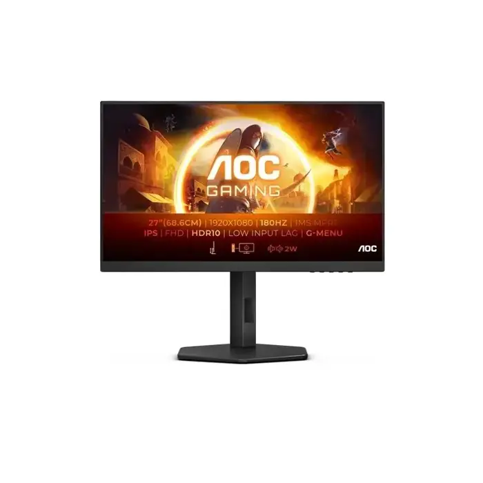 AOC G2 27G2SPAE/BK LED display 68.6 cm (27") 1920 x 1080 pixels Full HD Black, Red