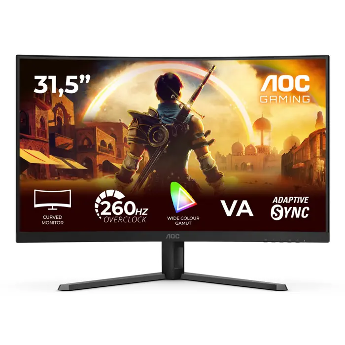 AOC G4 C32G42ZE computer monitor 80 cm (31.5") 1920 x 1080 pixels Full HD LED Black, Red