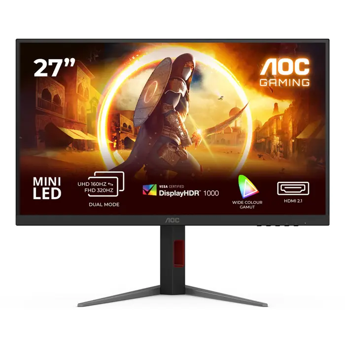 AOC G4 U27G4XM computer monitor 68.6 cm (27") 3840 x 2160 pixels 4K Ultra HD LED Black, Red