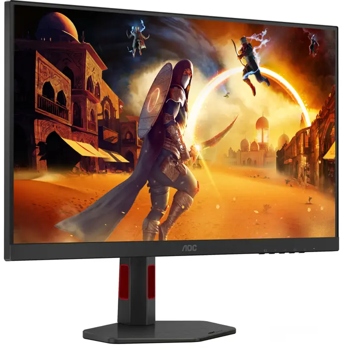 AOC Q27G4ZR (68.6 cm (27 inch), black (matt)/red, QHD, Fast-IPS, HDMI, DP, 240Hz panel)
