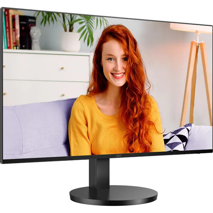 AOC U27B3AF, LED monitor - 27 - black, UltraHD/4K, IPS, Adaptive-Sync, HDR, speakers, height adjustable