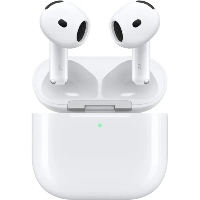 Apple AirPods 4, headphones (white, Bluetooth, active noise cancellation)