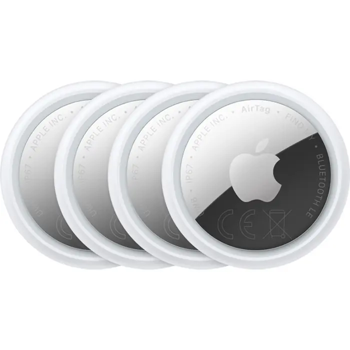 Apple AirTag (2nd generation) (white/silver, pack of 4)