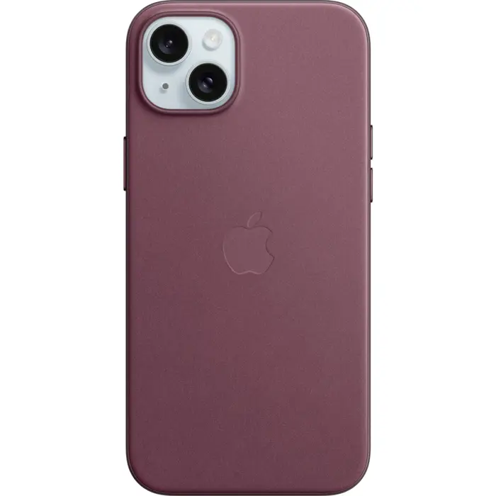 Apple Fine Fabric Case with MagSafe, Mobile Phone Case (Purple, iPhone 15 Plus)