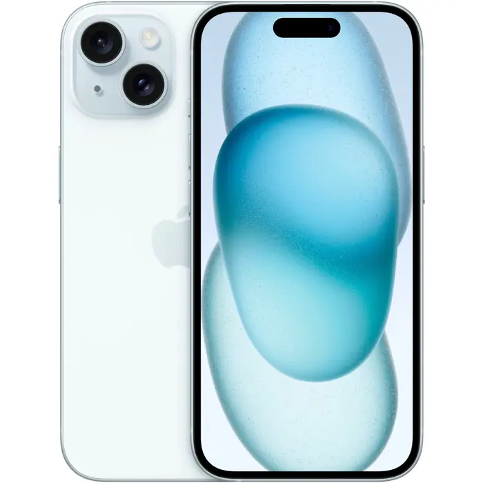 Apple iPhone 15 - 6.1 - 128GB, Mobile Phone (Blue, iOS, NON DEP)