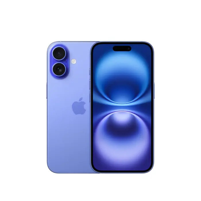 Apple iPhone 16 15.5 cm (6.1") Dual SIM iOS 18 5G USB Type-C 256 GB Blue