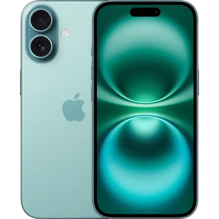 Apple iPhone 16 - 6.1 - 128GB, mobile phone (teal, iOS, NON DEP)