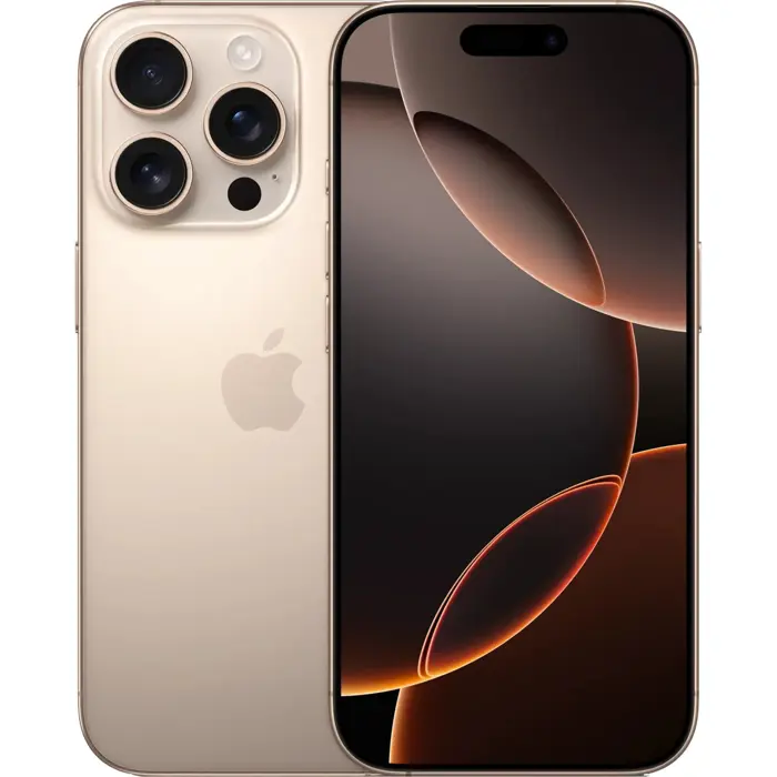 Apple iPhone 16 Pro - 6.3 - 128GB, Mobile Phone (Titan Desert Sand, iOS, NON DEP)