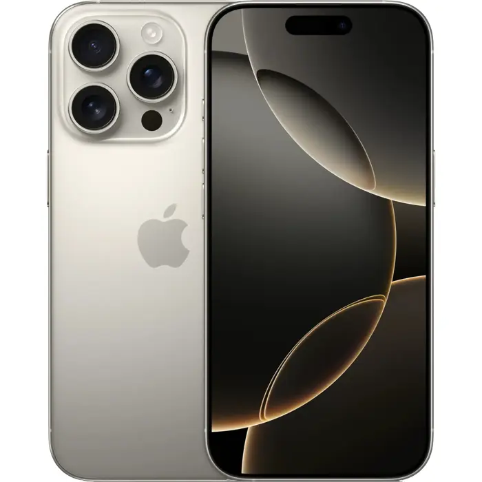 Apple iPhone 16 Pro - 6.3 - 128GB, Mobile Phone (Titanium Black, iOS, NON DEP)