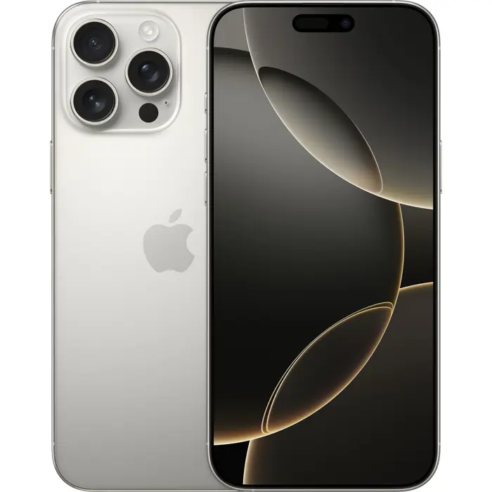 Apple iPhone 16 Pro - 6.3 - Max 1TB, mobile phone (titanium natural, iOS)