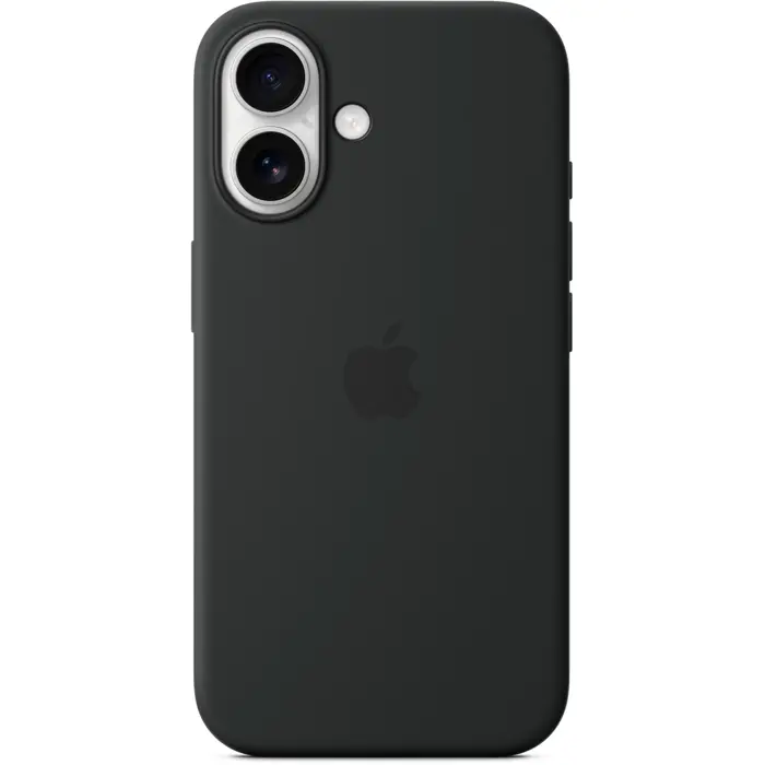 Apple Silicone Case with MagSafe (black, iPhone 16)