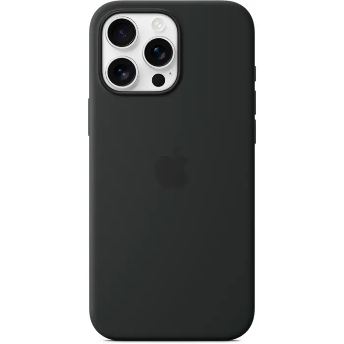 Apple Silicone Case with MagSafe (black, iPhone 16 Pro Max)