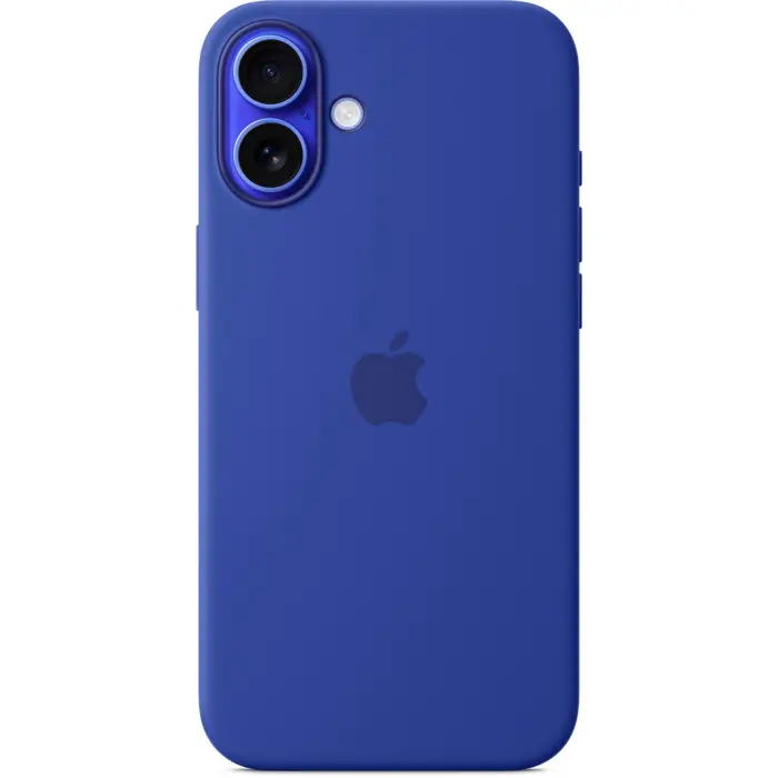 Apple Silicone Case with MagSafe (blue, iPhone 16 Plus)