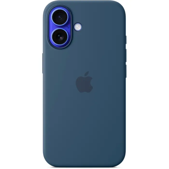 Apple Silicone Case with MagSafe (dark blue, iPhone 16)