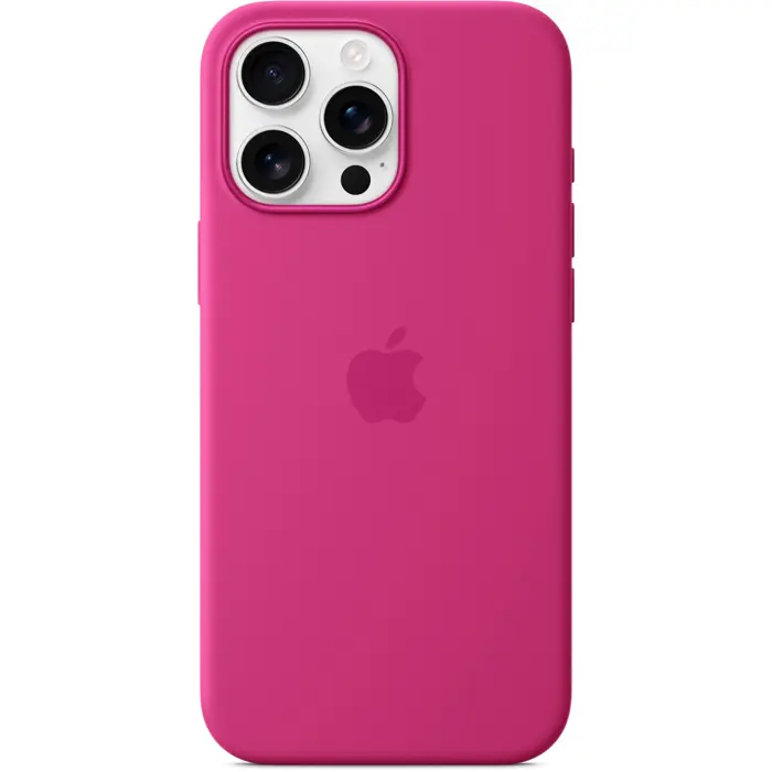 Apple Silicone Case with MagSafe (fuchsia, iPhone 16 Pro Max)