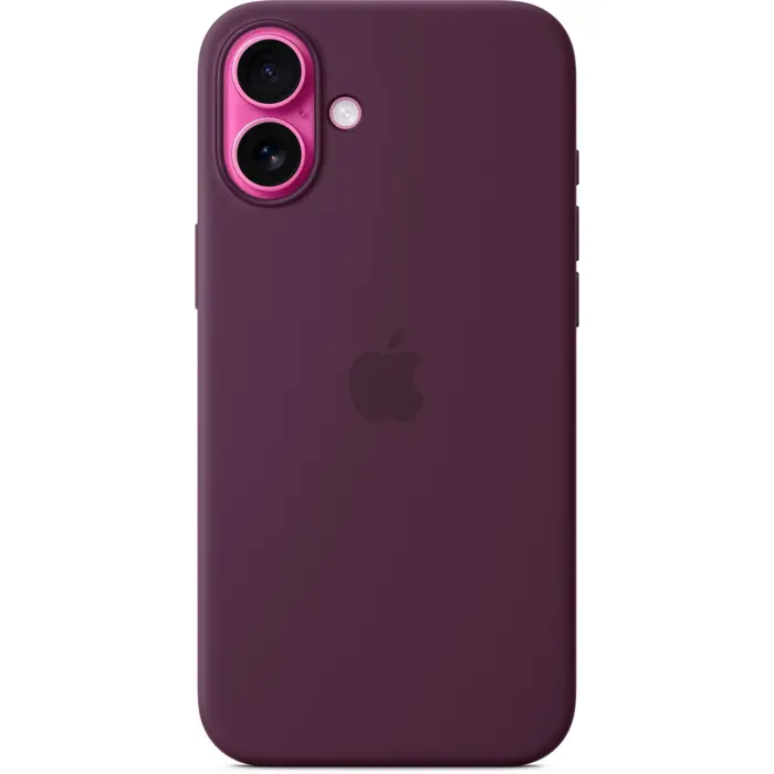 Apple Silicone Case with MagSafe (plum, iPhone 16 Plus)