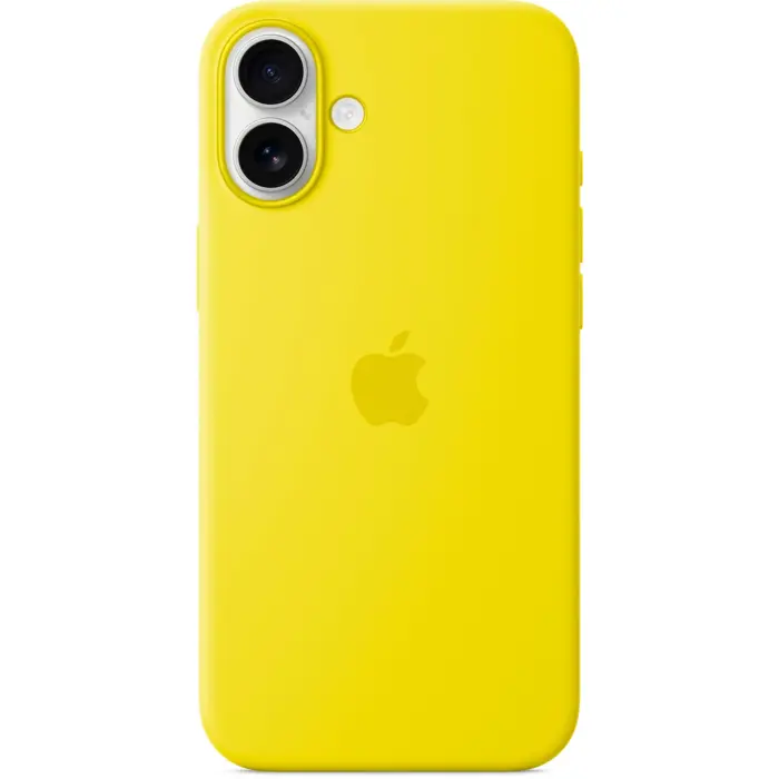 Apple Silicone Case with MagSafe (yellow, iPhone 16 Plus)