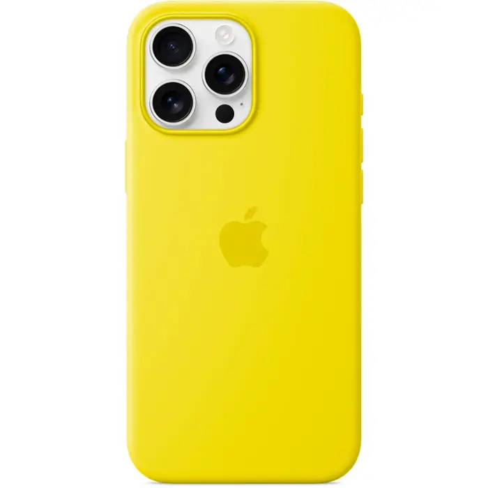 Apple Silicone Case with MagSafe (yellow, iPhone 16 Pro Max)