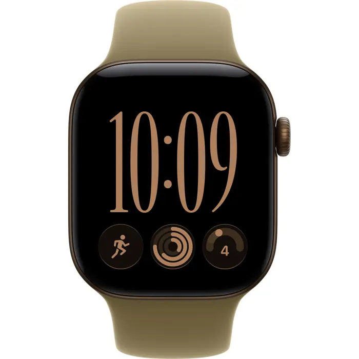 Apple Watch S12 Alu 42mm Bronze Sport Arm. olive S/M