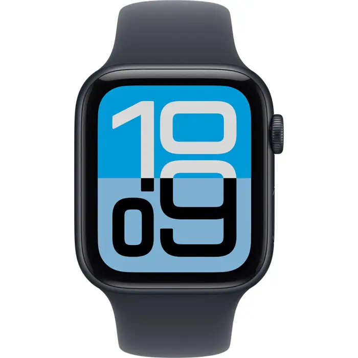 Apple Watch SE 3, Smartwatch black, aluminum, 44 mm, Midnight Sport Band M/L, Cellular
