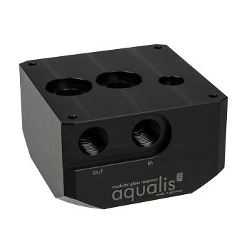 aqua computer Adapter za pumpu D5, baza aqualis uključujući mjerač razine 41095