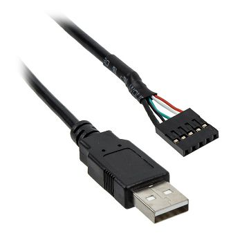 Aqua computer USB cable A plug to socket strip - 200 cm 