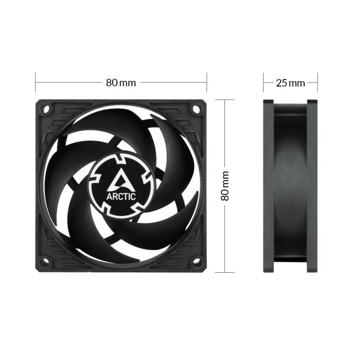 ARCTIC P8 MAX 80mm 4-pin PWM fan