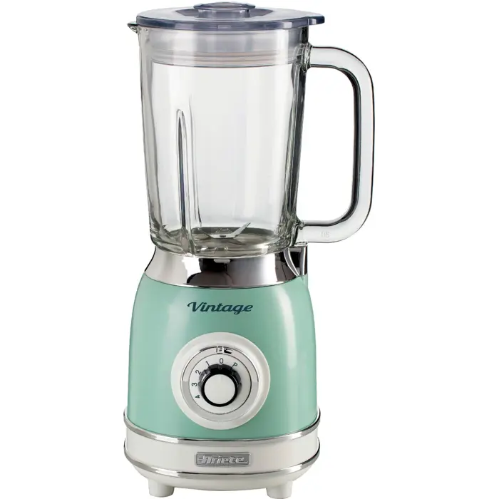 Ariete vintage glass mug, stand mixer (light green/cream)