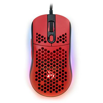 Arozzi Favo Ultra Light gaming mouse - black/red AZ-FAVO-BKRD