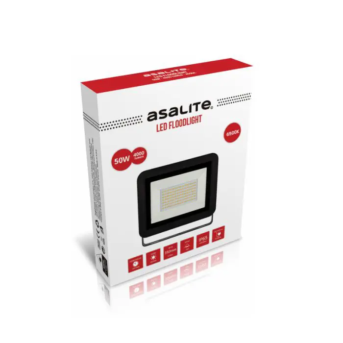 ASALITE LED spotlight 50W 6500K, 4000Lm
