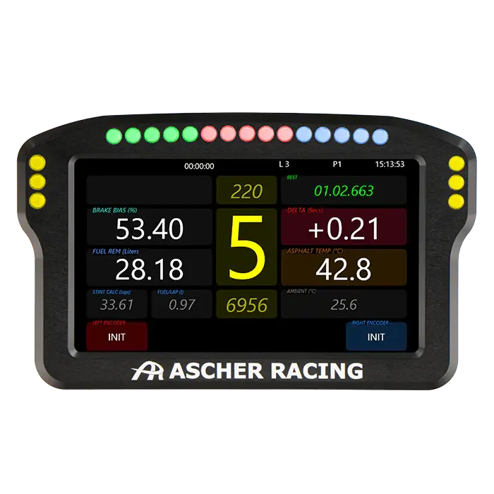 Ascher Racing Dashboard 5"-76080029
