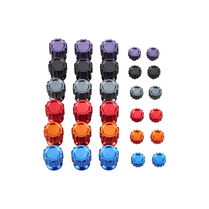 Asetek SimSports Aluminum Button Color Kit - 6 Farben-40-035-0035031