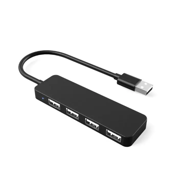 Asonic HUB 4port, USB2.0, crni