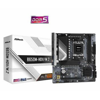 Asrock B650M-HDV M.2, 2xDDR5, S.AM5