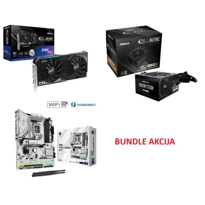 ASRock ARC B570 MB PSU Bundle